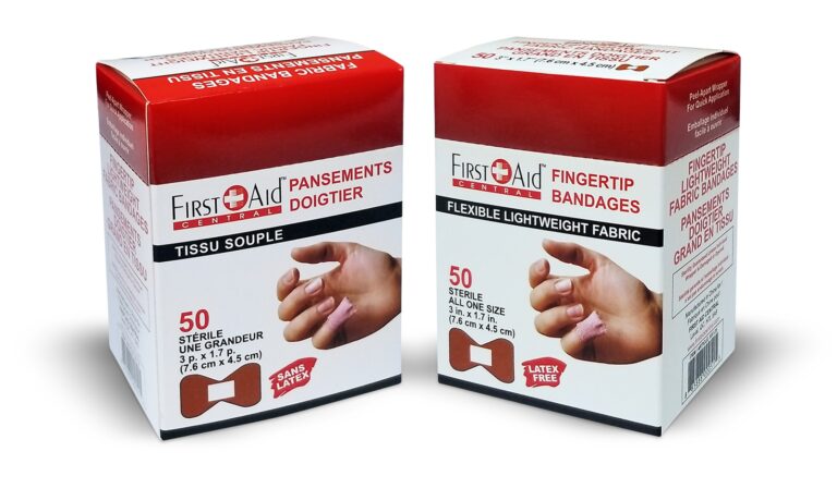 Light weight Fabric Adhesive Bandages Fingertip (box of 50)